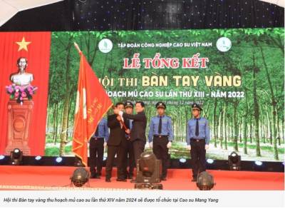Cao su Phú Thịnh đạt giải nhất Hội thi Bàn tay vàng cấp Tập đoàn CNCS Việt Nam